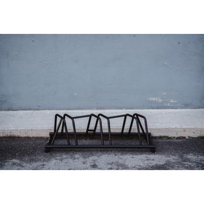 Varax cykelstativ med 3 pladser, sort