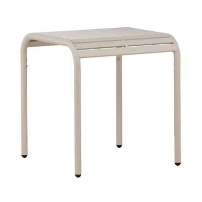 Venture Design Borneo cafébord, beige, 70 x 70 cm