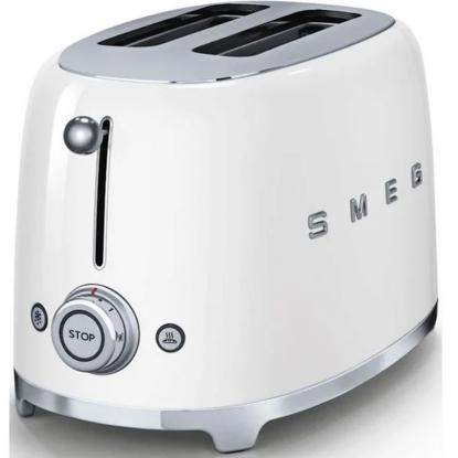 Smeg TSF01WHEU brødrister til 2 skiver brød, 950W, hvid