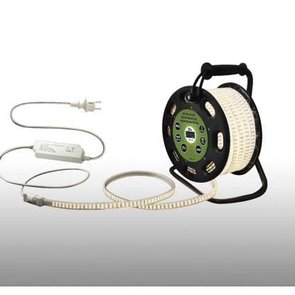 Trolla LED arbejdslys/LED strip på tromle, 25 meter