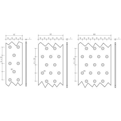 SIMA vindgitterbånd PL, pregalvaniseret, 60 x 1,5 mm - 50 meter
