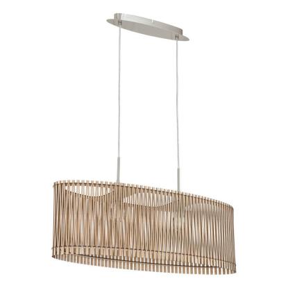 EGLO SENDERO langbordspendel, L77 cm, ahorn