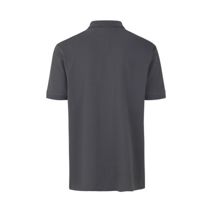 ID PRO Wear 0330 poloshirt med trykknap, silver grey