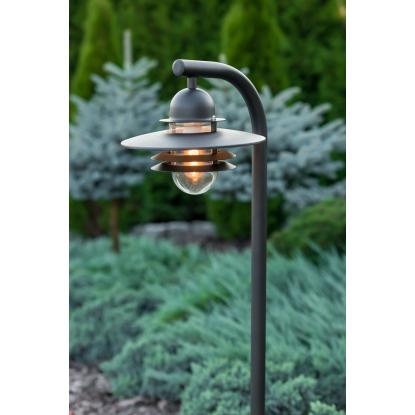 Norlys Oslo stolpelampe, E27, IP55, galvaniseret