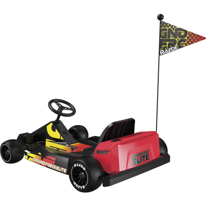 Razor ground force elite kart, 22,5 km/time, rød