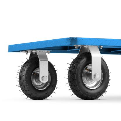 Transportvogn, blå, stål, maks. 500 kg