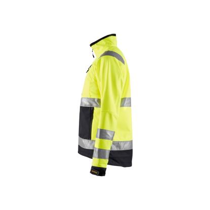 Blåkläder 4902 dame high vis softshell jakke, hi-vis gul/sort