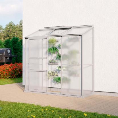 Vitavia Ida 1300 drivhus, alu, 1,3 m², 4 mm poly