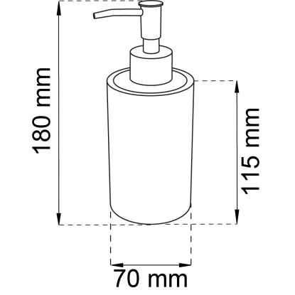 Habo Marble sæbedispenser