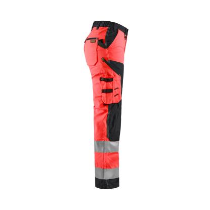 Blåkläder 7155 dame high vis buks, hi-vis rød/sort
