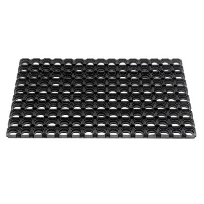 Wallmann Domino måtte, sort gummi, 22 x 50 x 80 cm