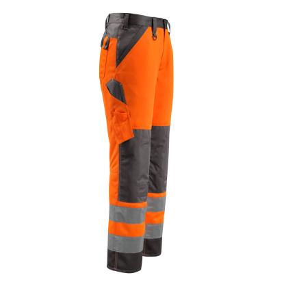 MASCOT SAFE LIGHT Maitland arbejdsbukser med knælommer, hi-vis orange/mørk antracit