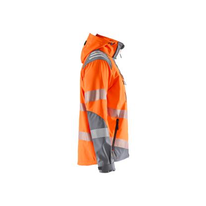 Blåkläder 4491 high vis softshelljakke, hi-vis orange/mellemgrå