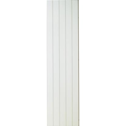 Huntonit Perlestaf vægpanel, 11 x 600 x 2390 mm, hvid penselmalet - 2,86 m²