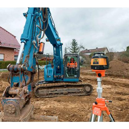 geo-FENNEL FL 105H rotationslaser med FR 80-MM modtager