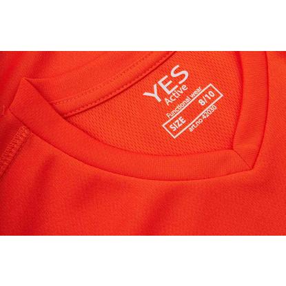 ID 42030 YES Active T-shirt, børn, orange