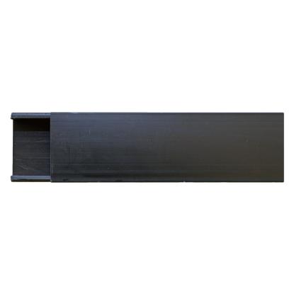 E-Line mini ledningskanal med tape, 35 x 15 mm, sort - 2 meter