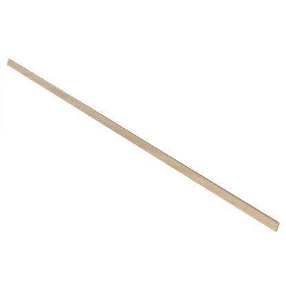 I-Wood UniPanel afslutningsliste, ubehandlet natur, lys kerne, egefiner, 16 x 55 x 2780 mm