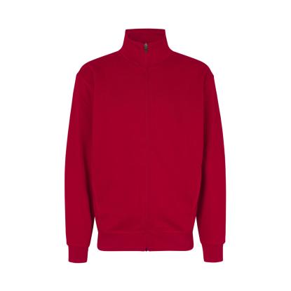 ID 0622 sweat cardigan, rød
