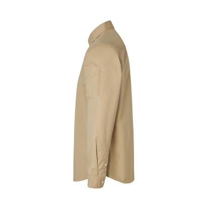 Seven Seas S66 Poplin skjorte med stretch, sand
