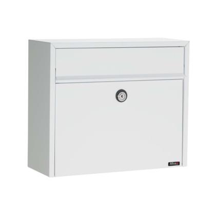 Allux LT150 postkasse med cylinderlås, hvid