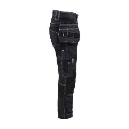 Blåkläder 5225 håndværkerbuks med stretch x1900 til børn, marineblå/sort