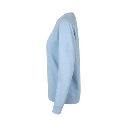 ID PRO Wear CARE 0381 sweatshirt, ubørstet, dame, lys blå