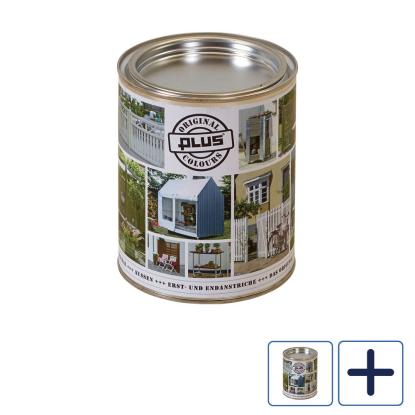 PLUS lasurfarve, vandbaseret, umbragrå