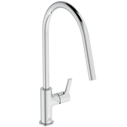 Ideal Standard GUSTO køkkenarmatur, C-tud, krom