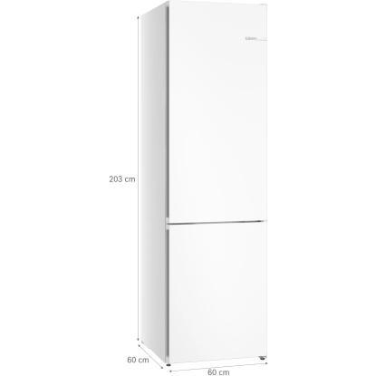 Bosch KGN392WDF fritstående kølefryseskab, 260 + 103 liter