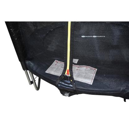 Viking Sports trampolin med sikkerhedsnet, sort, Ø183 cm, maks. 50 kg.