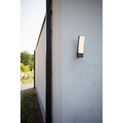 LUTEC connect KIRA udendørs LED væglampe, H31,1 cm, IP54, mørk grå