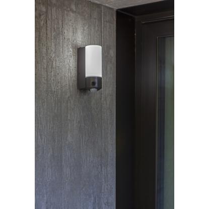 LUTEC connect POLLUX udendørs LED væglampe med kamera og sensor, IP44, mørk grå