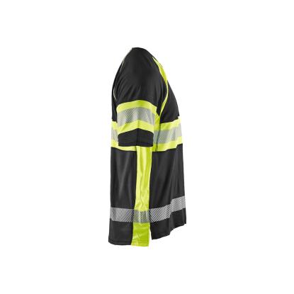 Blåkläder 3337 high vis UV t-shirt, sort/hi-vis gul