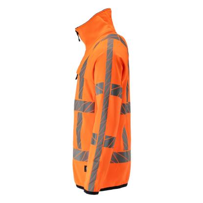 MASCOT ACCELERATE SAFE fleecetrøje med lynlås, hi-vis orange