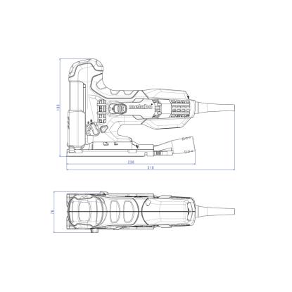 Metabo STE 100 Quick stiksav, 710W