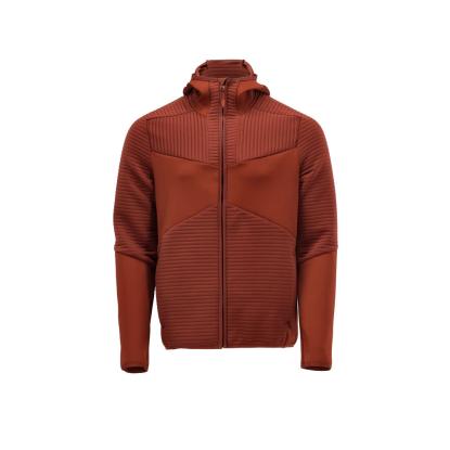 MASCOT CUSTOMIZED fleece hættetrøje med lynlås, efterårsrød