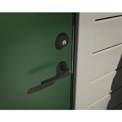 Habo Porto udvendigt dørgreb, sort aluminium