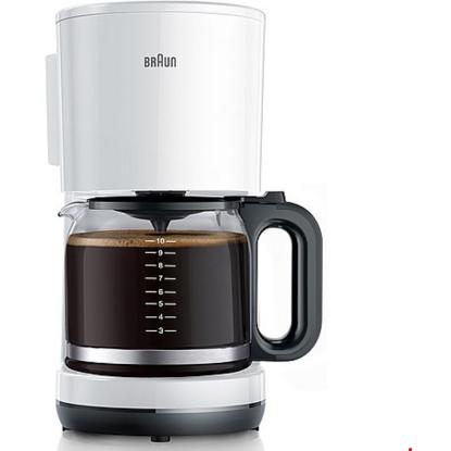 Braun KF1100WH kaffemaskine, 10 kopper