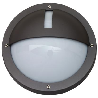 SG Armaturen Uno 1100 LED væglampe med sensor, Ø27 cm, IP65, grafitgrå