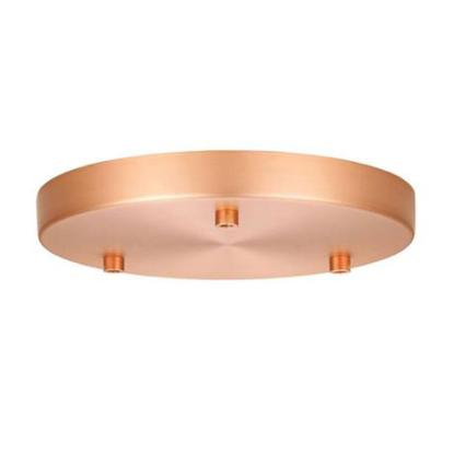 Halo Design roset, 3 udtag, børstet, kobber, Ø22 cm