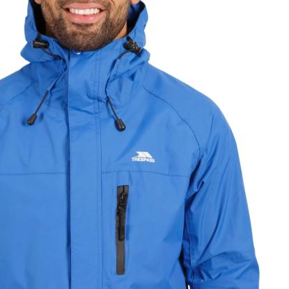 Trespass CORVO JACKET vindtæt regnjakke, herre, blå