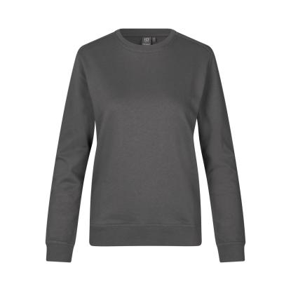 ID PRO Wear CARE 0381 sweatshirt, ubørstet, dame, silver grey