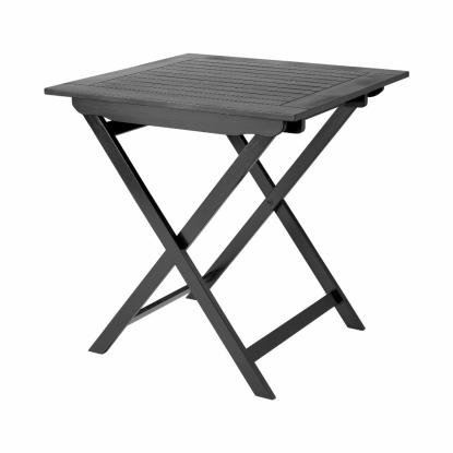Cinas York foldebord, mat sort, 70 x 70 cm