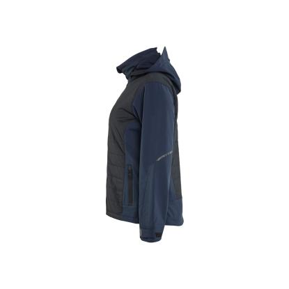 Blåkläder 4733 dame hybridjakke, mørk marineblå/sort