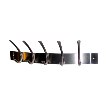 Millex Symphony knagerække, 5 knager, stor, 48 cm, rustfrit stål