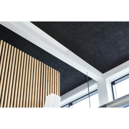 FibroTech Multifin træbetonplade, sort, 25 x 600 x 1200 mm