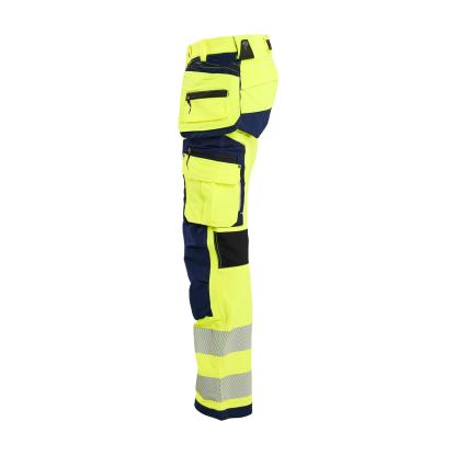 Blåkläder 1997 high vis buks 4-vejs stretch, hi-vis gul/marineblå