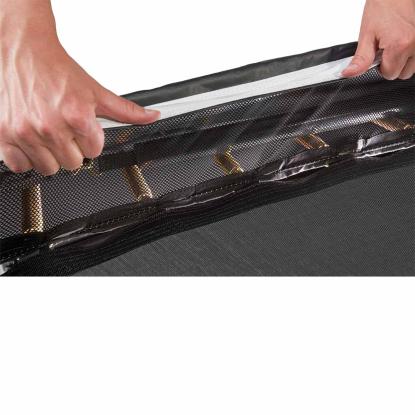 Salta trampolin Royal Baseground Sport, sort/stål, 3 x 396 x 244 cm