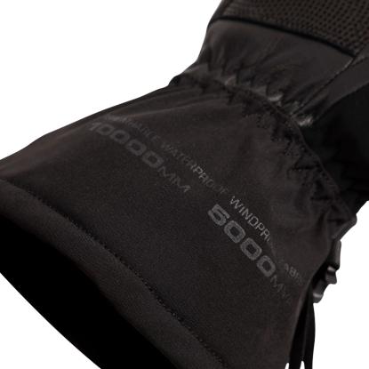 DLX EDONIA læder vandtætte skihandsker, unisex, sort